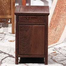 FTFTO Comodini arredo Soggiorno Armadietto da Comodino Armadietto da tè Cinese in Legno massello Tavolo da tè Armadietto Laterale Armadietto Camera da Letto Armadietto (Dimensioni: Sinistra)
