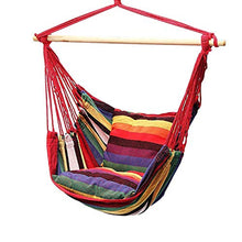 ACELEY Sedia pensile con 2 Cuscini, Senza palo in Legno, sedie da Giardino sospese per Interni ed Esterni, per Giardino, terrazza, Balcone, Soggiorno, Sedia Girevole