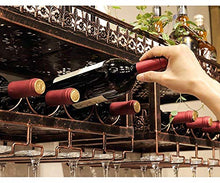 PWZ Wallmounted Metal Pratica Semplicità Domestica, Portabottiglie e Ripiano in Vetro100CM * 31CM * 30CM