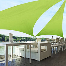 casa pura Tenda Parasole Esterno - Tende a Vela Impermeabili, Protezione Anti - UV | Vari Colori e Misure - Triangolare - 3x3x3 m - Verde