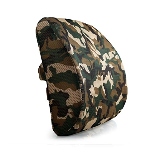 Xufei Cuscino Camouflage Maglia Spazio Memoria Cotone Lombare Cuscino Lombare Pad Studio Camere da Letto Soggiorno Ufficio Spazio ricreativo Cuscino Lombare Cuscino Lombare Auto Cuscino Lombare