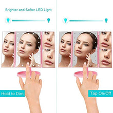 Specchio Specchi di Trucco 22 luci a LED luci Flessibili per vanità ingrandimento Touch Screen Beauty Cosmetici Regolabili