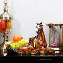 WY-YAN Decorazioni Arte Artigianato Madre e Figlio Cavallo Vino Creativo Decorazione Vino Rack di Raffreddamento Soggiorno Sala Cucina Tavolo