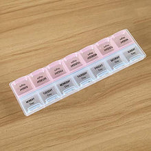 2pcs settimanale pillola scatola medicina tablet dispensatore organizzatore custodia di plastica
