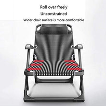 FAGavin. Portatile Multifunzionale Ufficio Letto Pieghevole Zero Gravity Reclining Pieghevole Esterno del Giardino Sdraio da Spiaggia Sedia Regolabile Imbottito Poggiatesta Siesta Lounge Chair