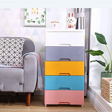 CaoQuanBaiHuoDian Guardaroba Semplice Portatile in plastica cassetti 5 cassetto dell'organizzatore di immagazzinaggio for i Vestiti da Letto Sala Giochi Design Robusto e Stabile