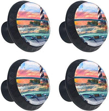 Faro di Cape Hatteras Pomelli per Porta Set di 4 Pomelli per Mobili Manopole per Cassetti Cucina Armadio Vetro