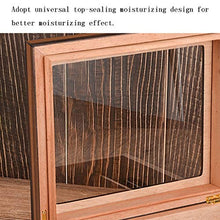 SHAO1 Cigar Humidor, Portasigari di Legno Portatile di Viaggio Portasigari Esterna Humidor Caso Cigar Box di Stoccaggio con L'igrometro E Umidificatore (260 * 220 * 66Mm),D