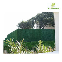 Jet7garden - Set di 6 rotoli di siepe artificiali, 1 x 3 m, colore: Verde tiuya – 126 fili Supra