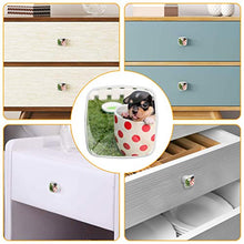 Set di 4 maniglie rotonde per armadio da cucina, credenza, cassettiera, cassettiera, con viti, per cucina, comò, armadietto, bagno, armadio e cane animale