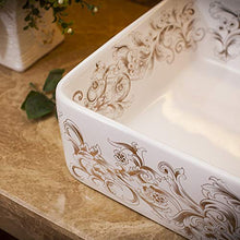 Yxx max -Lavabo Lavabo, Piazza Ceramica for Usi Domestici contatore Bacino di Arte lavandino del Bagno (48x37x13cm) Lavandino del lavabo