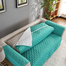 NAttnJf di Divano, Moderno Singolo/Doppio/Tre posti Divano Slipcover Furniture Divano Copertura Pad, Poliestere, Mint Green, 3