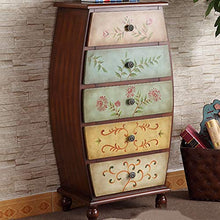 ZzheHou Cassettiera Cassettiera Soggiorno Bagagli Retro Cassette Cassettiera Camera da Letto di Legno Massiccio Robusto Durevole Semplice E Grazioso (Color : Blue, Size : 50x36x114cm)