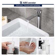 HOMELODY Miscelatore per Lavabo Bagno Alto Elegante Miscelatore Allungato Rubinetto Miscelatore Lavabo Monocomando Cromato per Lavabo