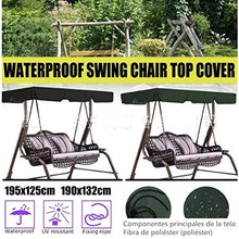 YFFS Dondoli Coperti, Sedia da Giardino Resistente alla Pioggia Sostituire Il Parasole della Copertura Superiore, Adatto per Ombrellone Amaca da (escluso Altalena) (164 * 114 * 15 CM,Beige)