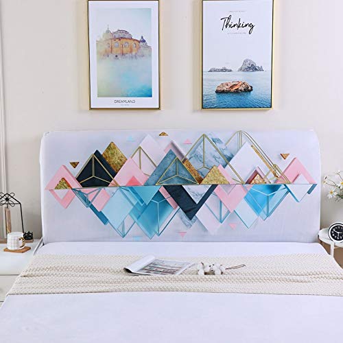 uyeoco Testiera Letto Copertura Copri Testata Letto Matrimoniale/Singolo Protezione Testata Letto Fodera Elastica per Letto Fodera Protezione Elastico all-Inclusive Coperchio Testata Letto