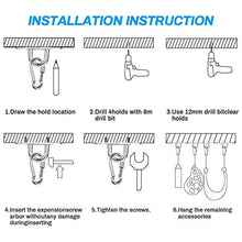 Achort - Kit per amaca da appendere, in acciaio inox 304, resistente, capacità 453,6 kg, con gancio oscillante silenzioso a 360°, con 4 viti di ritardo, yoga, amaca, sedia, sandbag, set di altalena