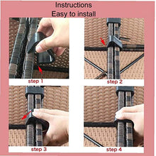 NaisiCore Clip Couch Sofa Connect Clamps 6 Centimetri Mobili di plastica della Clip Usato per Il Giardino terrazze Decorazione Domestica 10PCS