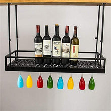 Mensola A Muro Portabottiglie In Ferro Metallico Portabottiglie Portabottiglie Portabottiglie E Bicchieri Da Vino Portabicchieri Portabicchieri Porta Calici (Dimensioni: L100 * W30Cm), L100 * W30Cm