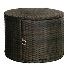 Scatola Di Immagazzinaggio Da Giardino Starplast Per Biciclette Panca Da Esterno Impermeabile In Plastica Deposito Grande Impennata Capannone Da Giardino Rattan Scatola Da Esterno Ideale,RoundStool