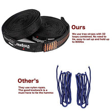 Unigear Amaca da Campeggio Portatile, 210T Singola/Doppia Paracadute in Nylon per Viaggi All'aperto Escursionismo Spiaggia del Giardino del Cortile, con Extra Maschera per Gli Occhi 320cm*200cm