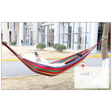 Yardwe Amaca Altalena Amaca Amaca all'aperto Multifunzionale per Campeggio Viaggi 280x80cm (Rosso)