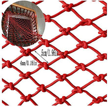 Protective net decoration / Balcone Rosso Rete di sicurezza, corda rossa netto recinzione costruzione della decorazione della parete Net Net Scale antiurto materna Playground rete di protezione Net