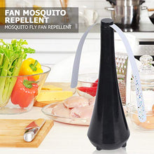 Matefielduk Ventilatore Portatile Repellente per Zanzare,Ventilatore Repellente per Zanzare in Casa,Tiene Le Mosche Lontano da Cibo,per Cucina Domestica,Tavolo da Pranzo,Picnic All'aperto