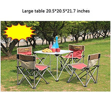 CHHD Scrivanie per Computer di casa Tavolo per Computer Tavolo Pieghevole in Alluminio Tavolo Pieghevole Portatile per Esterni Sedie nic Table Tavolo da Barbecue per Tour a Guida autono
