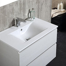 Kiamami Valentina MOBILE BAGNO 80 CM CON DUE CASSETTI BERLIN IN PROMENADE LAVABO IN CERAMICA