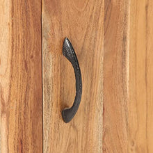 vidaXL Comodino 40x30x50 cm in Legno Massello di Acacia