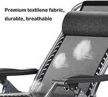 Fagavin. Sdraio Da Spiaggia Sedie Di Grandi Dimensioni Reclining For Heavy Duty Persone, Patio Sedie A Sdraio Con Cuscini Rimovibili, Portatile Sdraio Da Gravità Zero Chair, Sedia A Sdraio Supporto 20