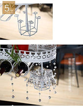 YWYW Portabottiglie in Metallo Portabicchieri per Vino Rosso Capovolto Portabottiglie per Vino da Bar Portabicchieri da Vino Portabottiglie da Vino sospeso （60cm 80cm 100cm） (Dimensioni: 60CM)