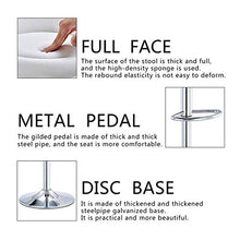 XHCP Sgabelli da Bar in Metallo con Schienale Regolabile Girevole in Pelle PU Beauty Lift Sgabelli da Bar dal Design Moderno e Minimalista per sedie da Ufficio per Computer da Cucina