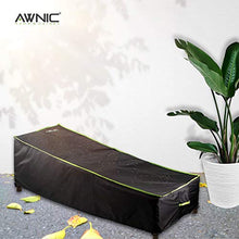 AWNIC Copertura per Lettino Prendisole da Giardino Copertura per Sedia a Sdraio con Prese d'Aria Resistente allo Strappo Impermeabile 420D Poliestere 200x75x40/70