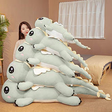 Huggable Big Long Cute Dinosaur Peluche Morbido Cartoon Animale Angelo Farcito Bambola Fidanzato Cuscino Bambini Ragazza Regalo di Compleanno (Colore: B, Altezza: 130cm)