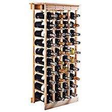 COSTWAY Portabottiglie di Vino, Scaffale per 44 Bottiglie di Vino in Legno di Pino, 113 x 46 x 27,5 cm
