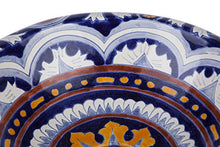 Cerames Imelda - Lavabi da appoggio rotondi messicani | Lavabo Talavera in ceramica 40 cm dal Messico | Motivi decorativi colorati