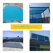 HLMBQ Rete Ombreggiante Telo Ombra Azzurro 2x1m,Frangisole Frangivista Resistente ai Raggi UV Tessuto Telone Ombreggiante Giardino recinzioni coperture