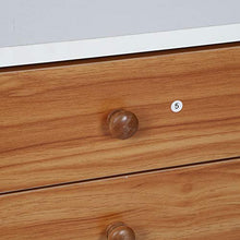 Comodino Tavolo da Letto per Case in MDF, Comodino da Comodino in Legno Moderno per Uso Domestico con Mobili per Camera da Letto a Doppio Cassetto