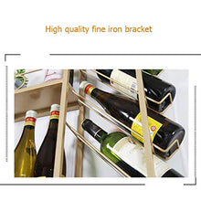 WLABCD Scaffale per Vino, Parete, Bar, Ristorante, Bottiglia per Vino, Scaffale per Scaffali, Supporto, Soffitto S, Sc a Soffitto, Portavolatrice Regolabile