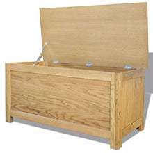 XINGLIEU Baule portaoggetti Rovere, Baule portaoggetti di Quercia, Tavolo supplementare, 90 x 45 x 45 cm