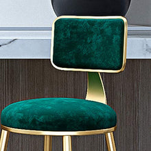 XZGang Sgabello da Bar Color, Panca in Tessuto spugnoso Dorato Superficie del Sedile Cucina Club Hotel Sedia 44 * 44 * 105CM, Sgabello da Bar del Ristorante Camera da Letto Crea Vita Semplice