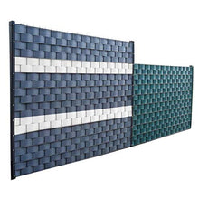 Thermoplast – 6 x strisce di protezione per recinti, per giardino, terrazza, balcone, in polipropilene PP resistente ai raggi UV, su misura, 19 cm, anthracite + Endclips 19 cm x 20 pezzi