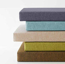 GGoty - Cuscino per panca da 3/5 cm, 2 3 posti, per interni ed esterni, 100/120 cm, cuscino per sedia da tavolo per sala da pranzo (120 x 40 x 3 cm, colore: grigio