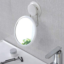 Weichuang Specchio Specchio Rotazione 360 Forte Ventosa Specchio Cosmetico Bagno Make Up Specchio WC Staccabile Specchi Bagno Bianco Free Punch Bagno Specchio
