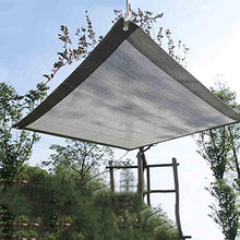 Rete ombreggiante Tenda da Sole A Vela Rettangolare con Tendalino Grigia con Passacavi, Balcone Esterno con Protezione Solare da 90% (Size : 1mx4m)