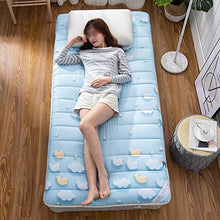 ZHONGXIN Tatami Materasso futon, Materasso Giapponese Pieghevole Materasso futon Invernale Morbido Addensato per Camera da Letto (E,100 * 200cm)