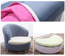 LYQZ Moda Moda Lazy Sofa Single Tessuto Sciambia Balcone Soggiorno Creativo Divano Tempo Libero Sedia con poggiapiedi 88 × 85 cm (Color : Grass Green)