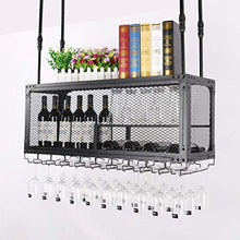 Wine Rack, Wine Rack Hanging Wine Glass Cup rack di altezza del soffitto del vino rack Calici Titolare della mensola della cremagliera del ferro europeo di stile pranzo bagagli for la cucina Bar Pub R